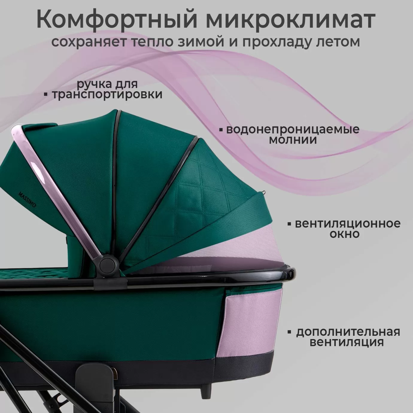 Коляска SBL Massimo Green