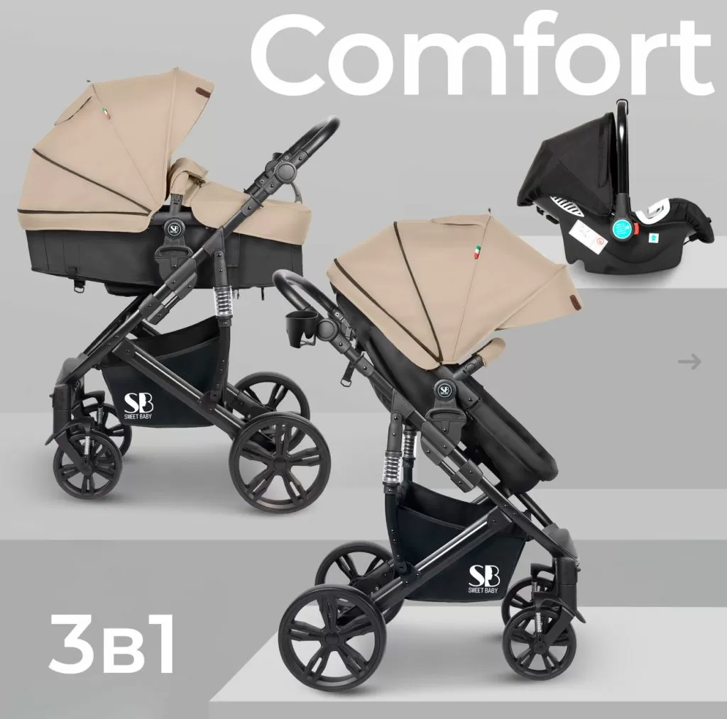 Коляска-трансформер comfort 3 в 1