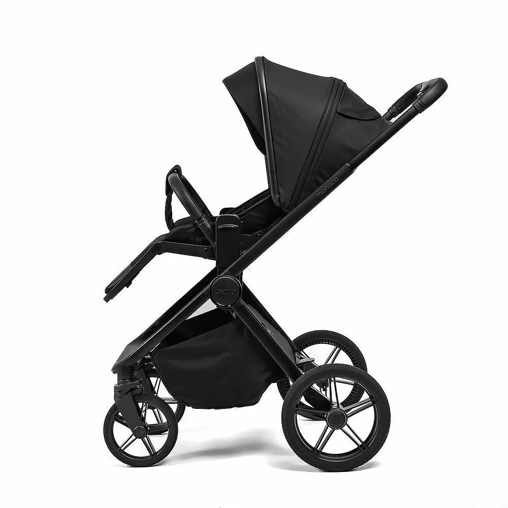 Коляска 2в1 Peppy Monaco Plus Black (рама черная)