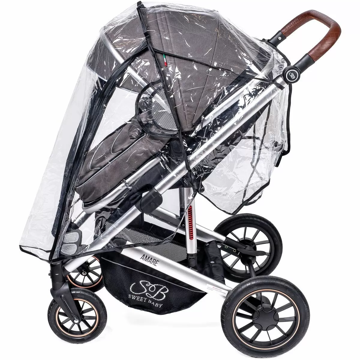 Коляска-трансформер Amare Brown
