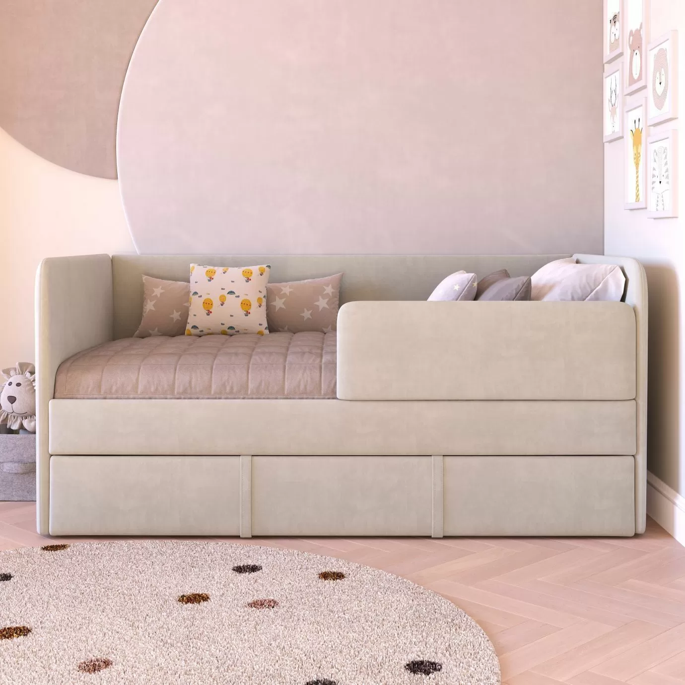 Кроватка мягкая Наоми+