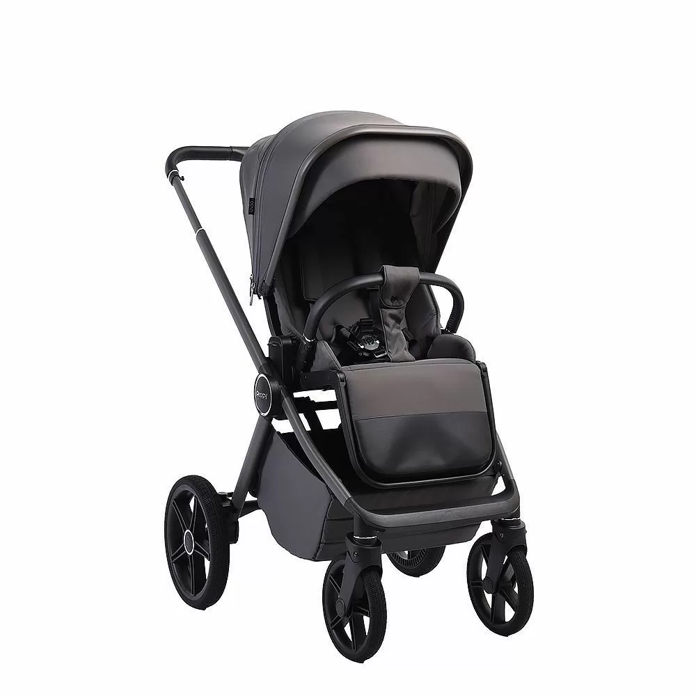 Коляска 2в1 Peppy Monaco Plus Antrazit (рама серая)