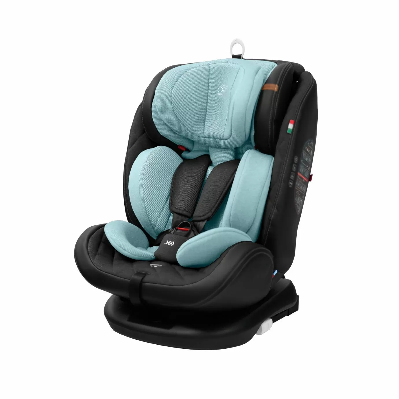Автокресло поворотное группа 0123 (0-36) Ranger 360 Isofix Black/Blue