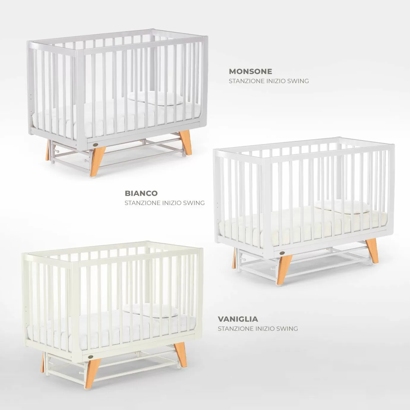 Кроватка детская NUOVITA STANZIONE INIZIO SWING
