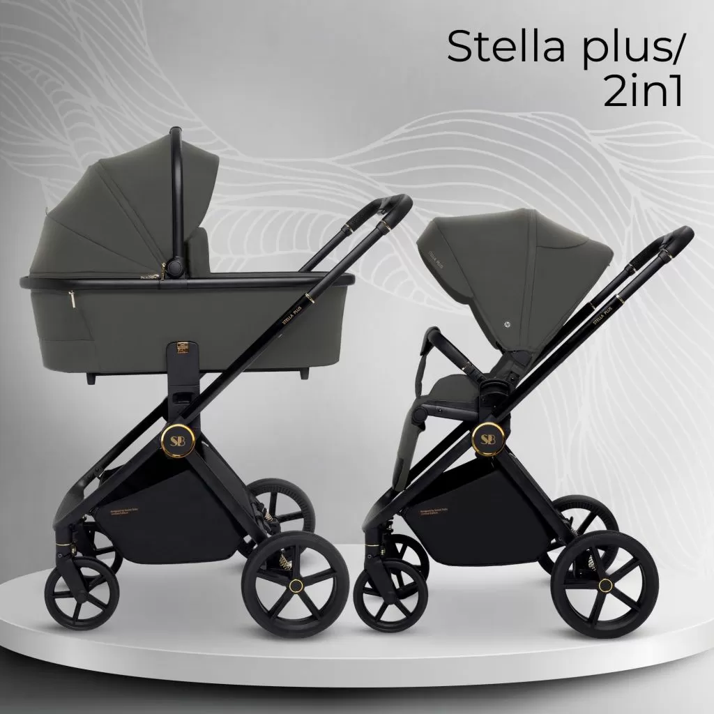 Коляска Sweet Baby Stella Plus Dark Grey