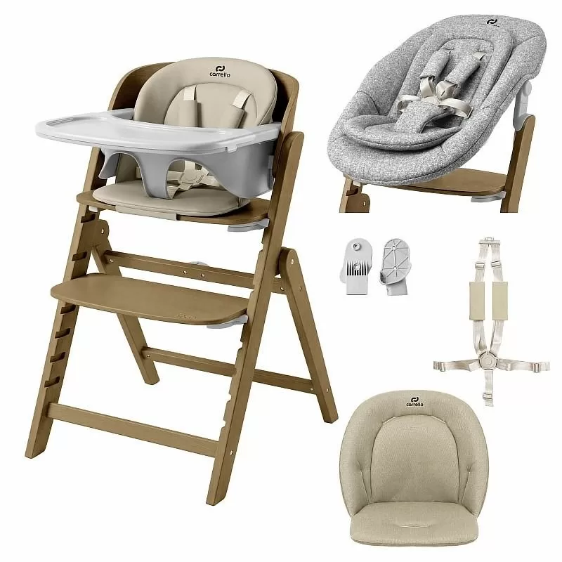 Стульчик для кормления Carrello Focus, Croissant Beige