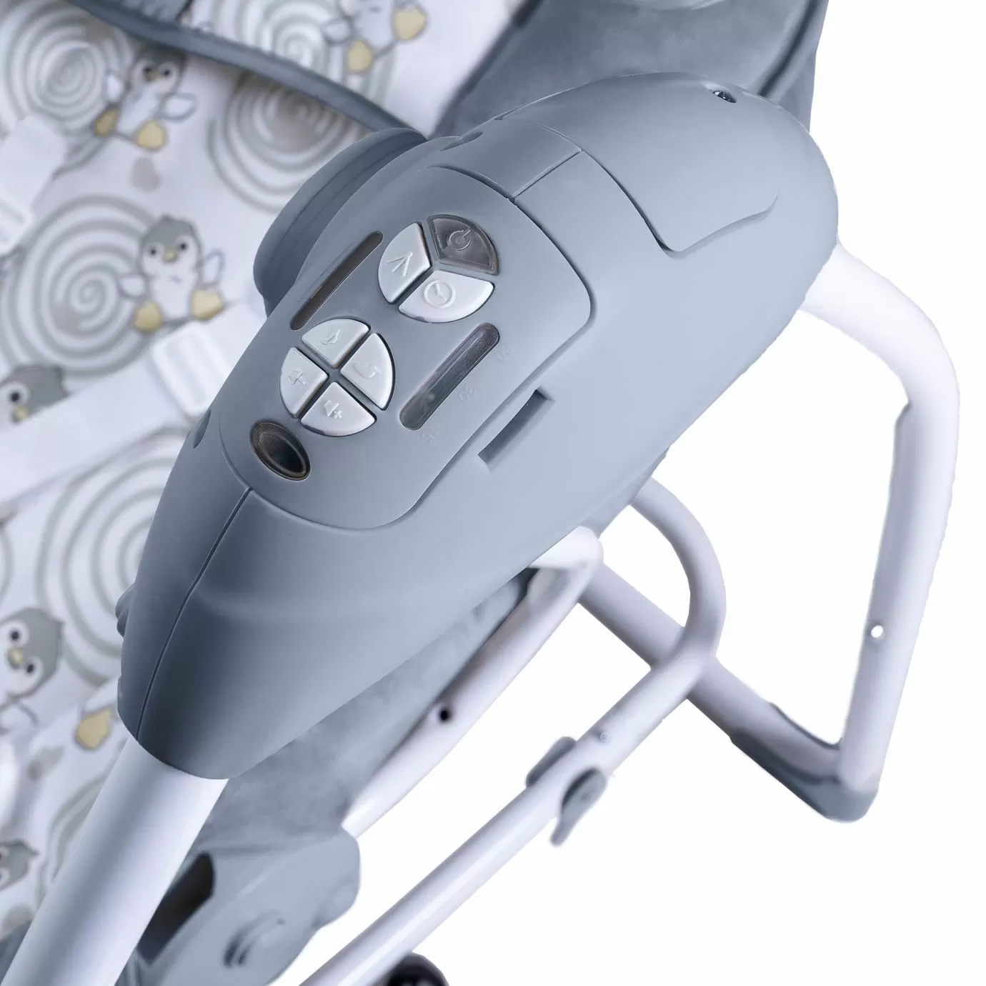 Электрокачели 2в1 Sweet Baby Pure Pinguino Grigio