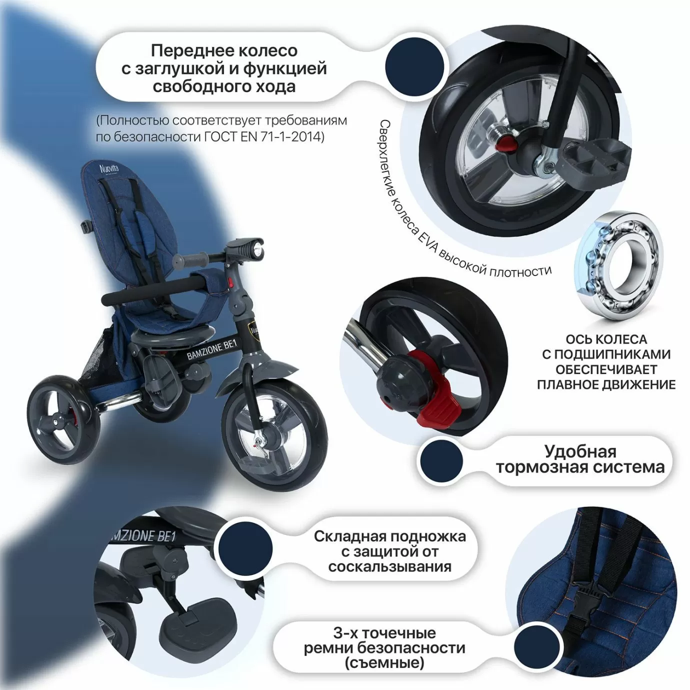 Велосипед NUOVITA BAMZIONE BE1