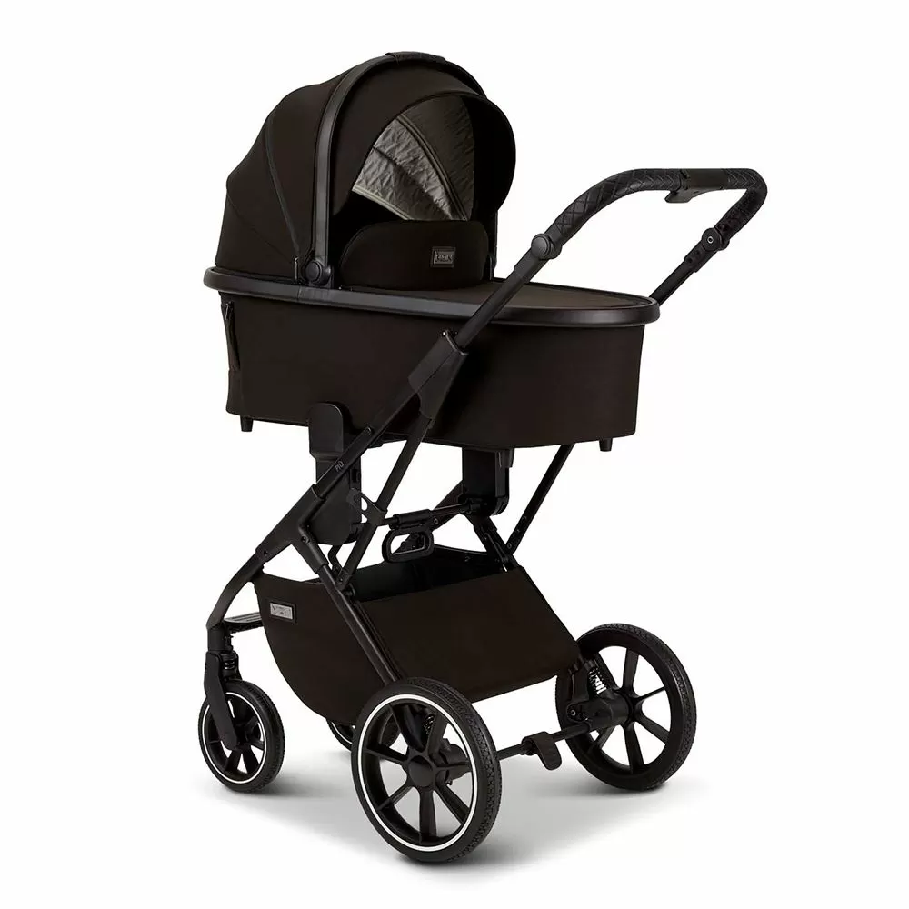Коляска Moon Piu 2 в 1 Black 2024