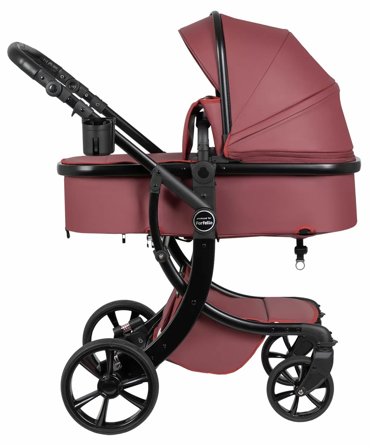 Коляска трансформер Aimile Adventurer бургунди