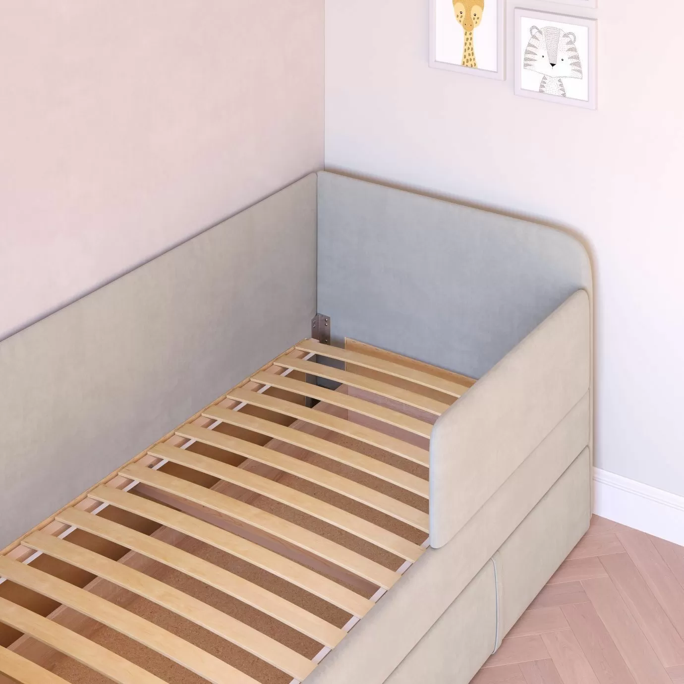 Кроватка мягкая Наоми+