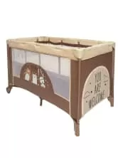 Манеж-кровать MULTIFORM (Hello Bear) прямоугольный, бежевый