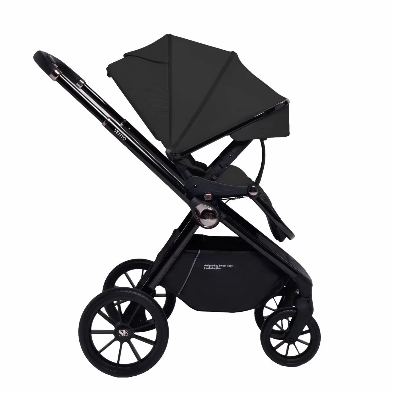 Коляска 3в1 Sweet Baby Vento Black