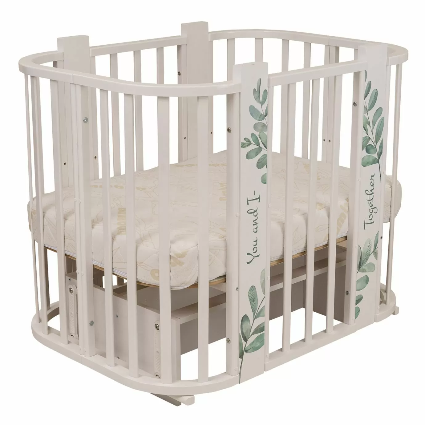 Матрас Indigo GREEN LINE 70*100 стеганый трикотаж белый