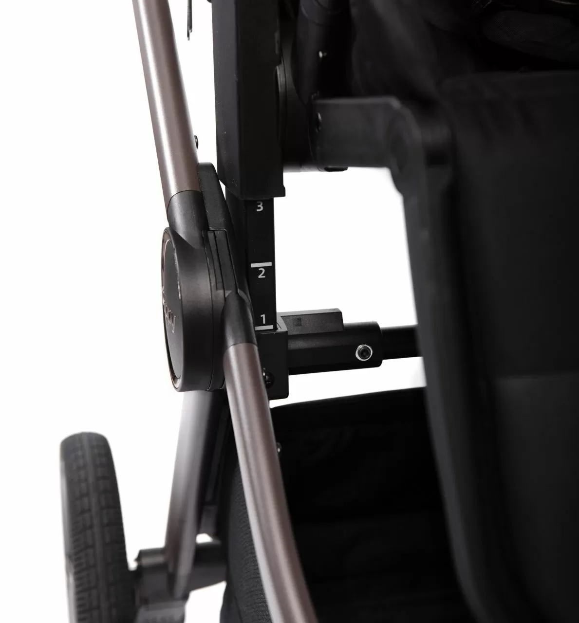 Коляска 2в1 Peppy Monaco Thermo Black (рама серо-коричневая)