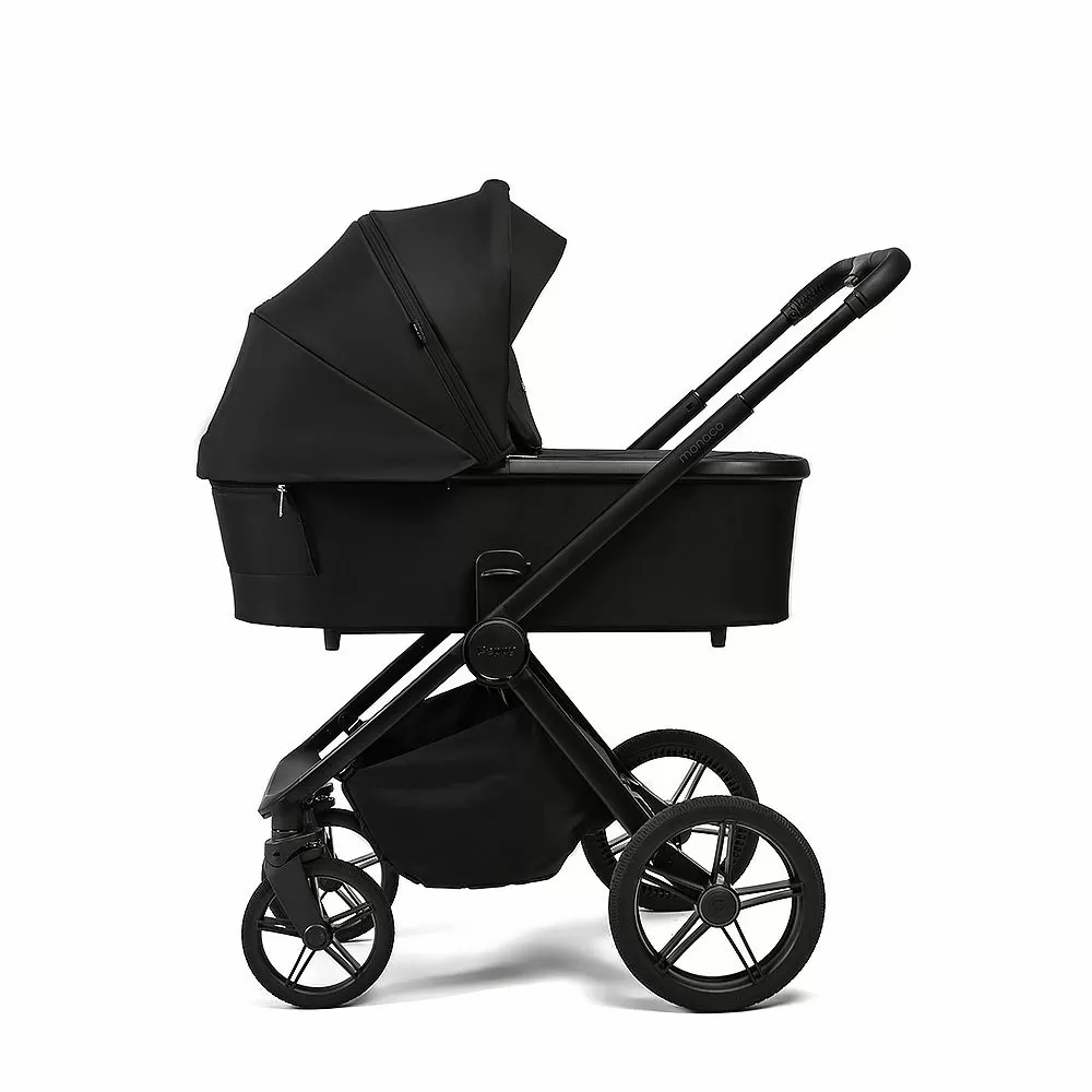 Коляска 2в1 Peppy Monaco Plus Black (рама черная)