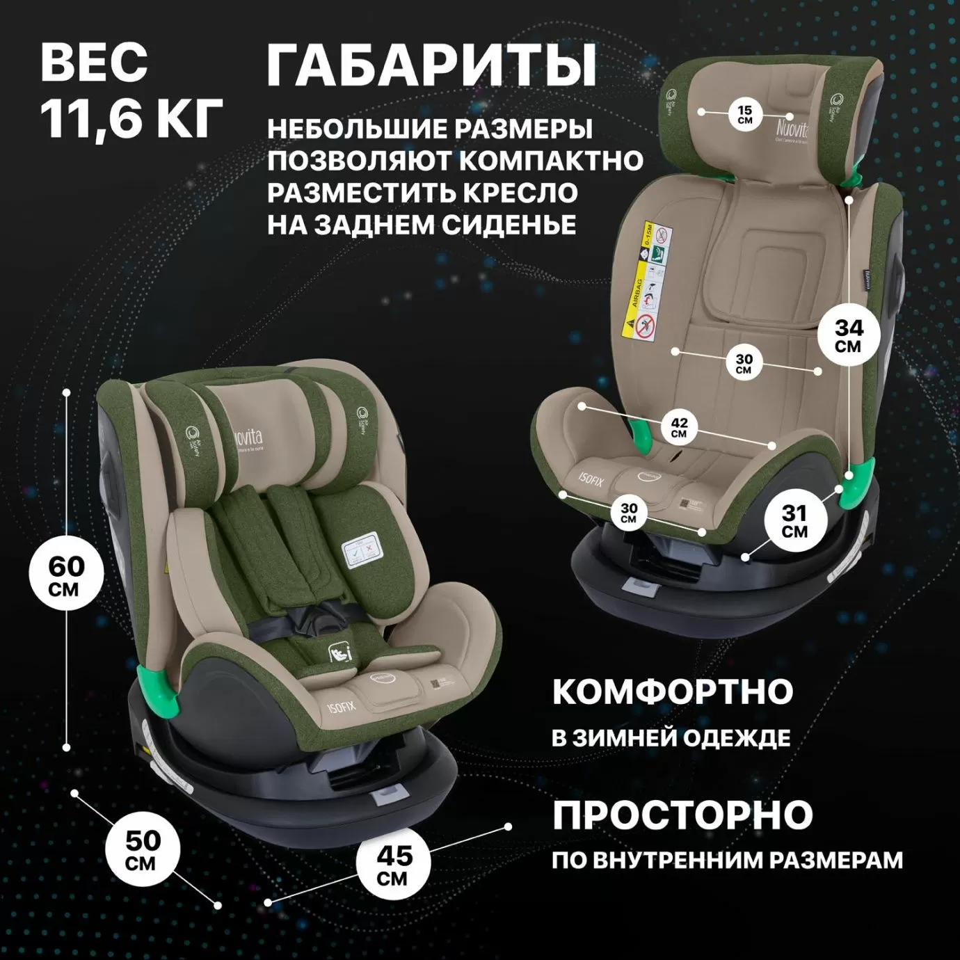 Автокресло NUOVITA MACZIONE NIS2-1