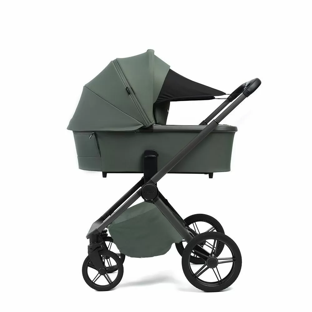 Коляска 2в1 Peppy Monaco Plus Oliva Green (рама серая)