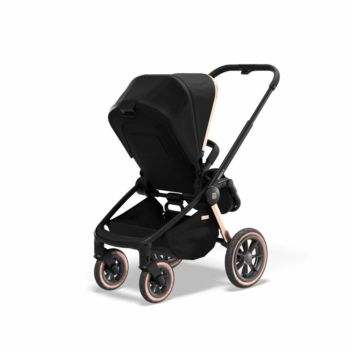 Коляска 2в1 Moon Resea S Rosegold