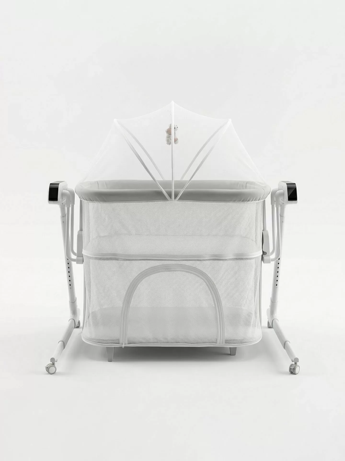 Колыбель приставная Sweet Baby Comfort белая/серая