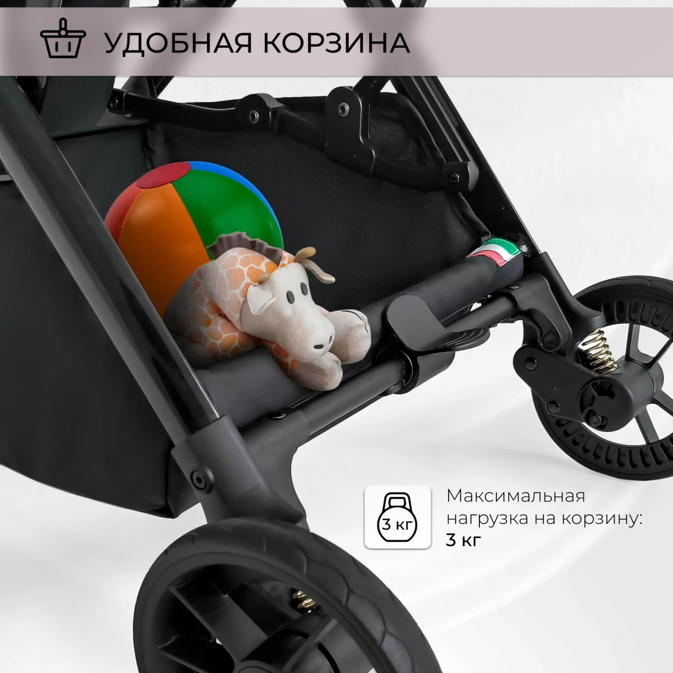 Прогулочная коляска Aura Rose