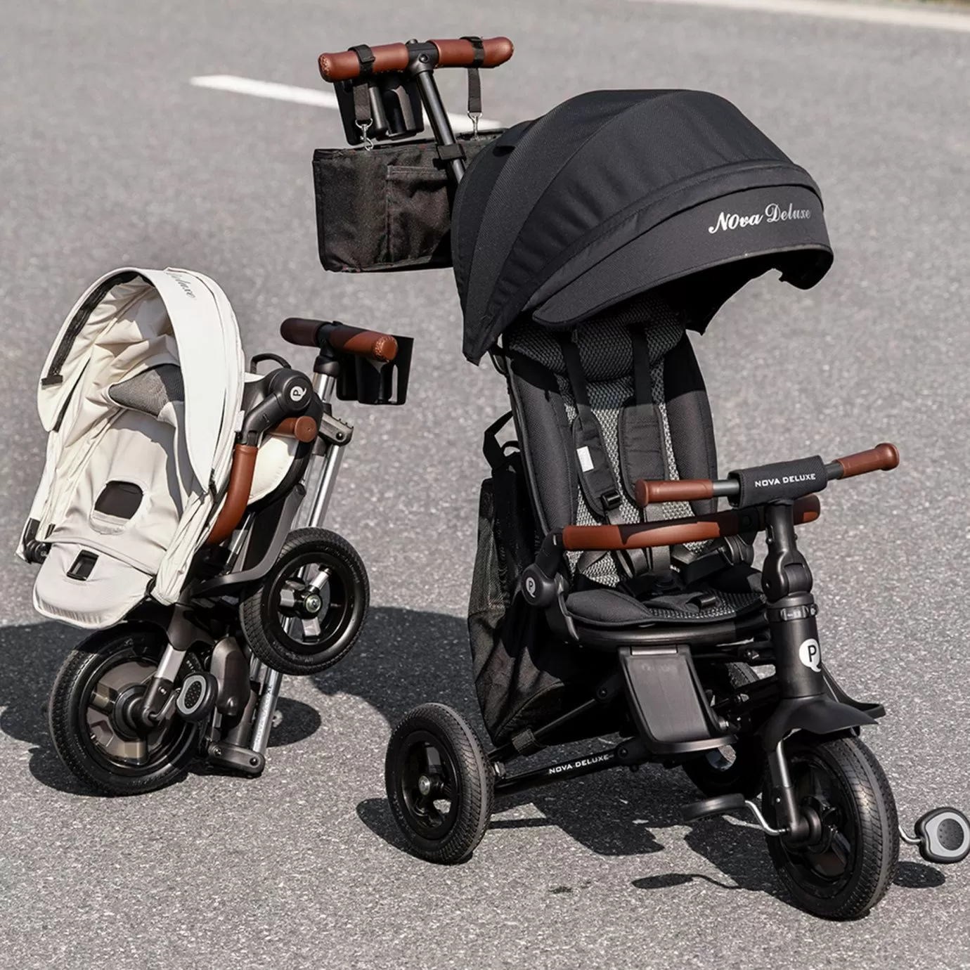 Велосипед трехколесный Qplay S702 NOVA DELUXE Beige (Lux/Silver)