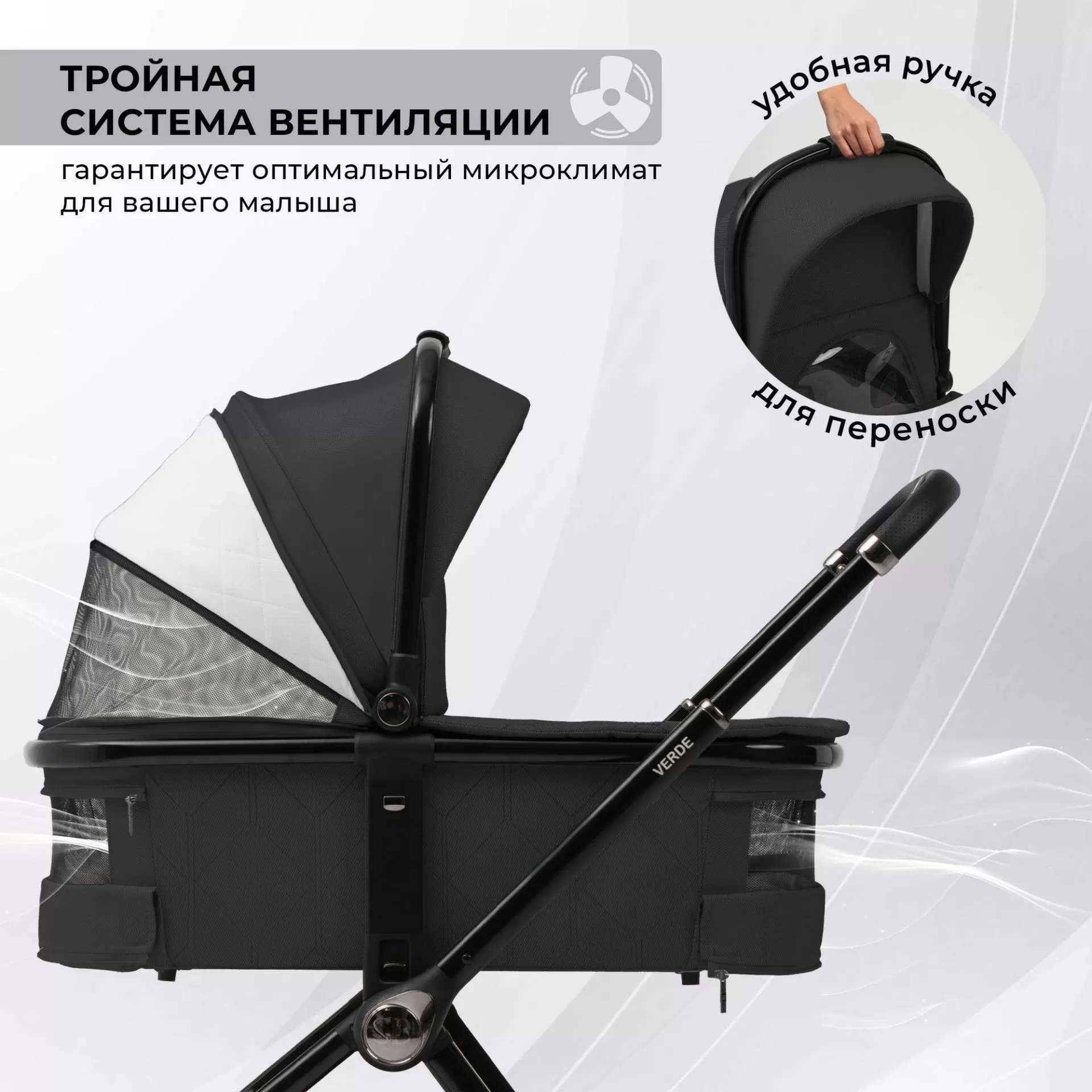 Коляска Sweet Baby Verde Black