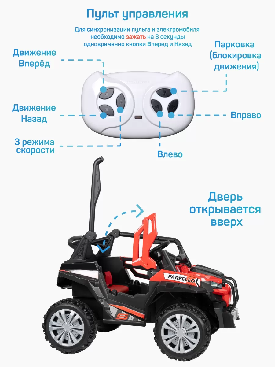 Багги электромобиль TR112