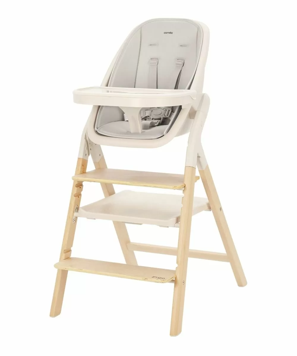 Стульчик для кормления Carrello Ergo, Linen Beige (Бежевый)
