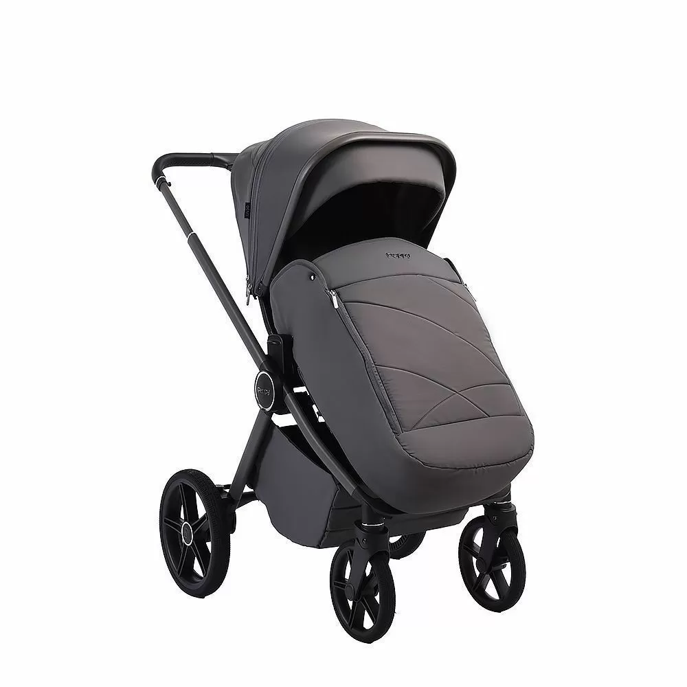 Коляска 2в1 Peppy Monaco Plus Antrazit (рама серая)
