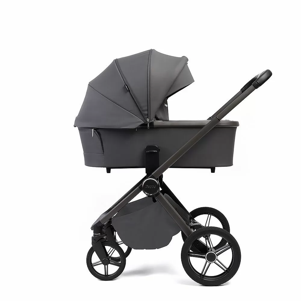 Коляска 2в1 Peppy Monaco Plus Antrazit (рама серая)
