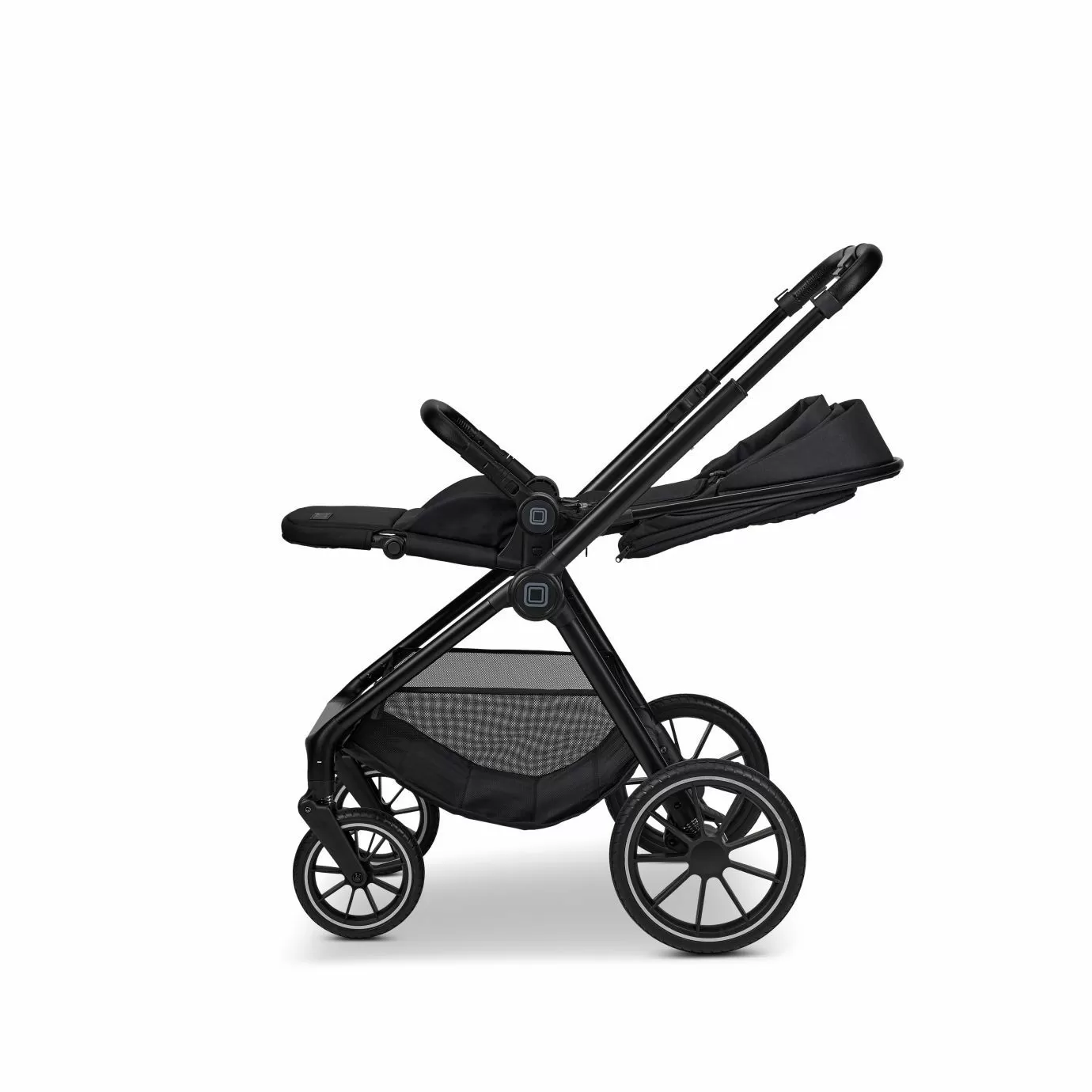 Коляска детская 2в1 Clicc onyx/melange 2025