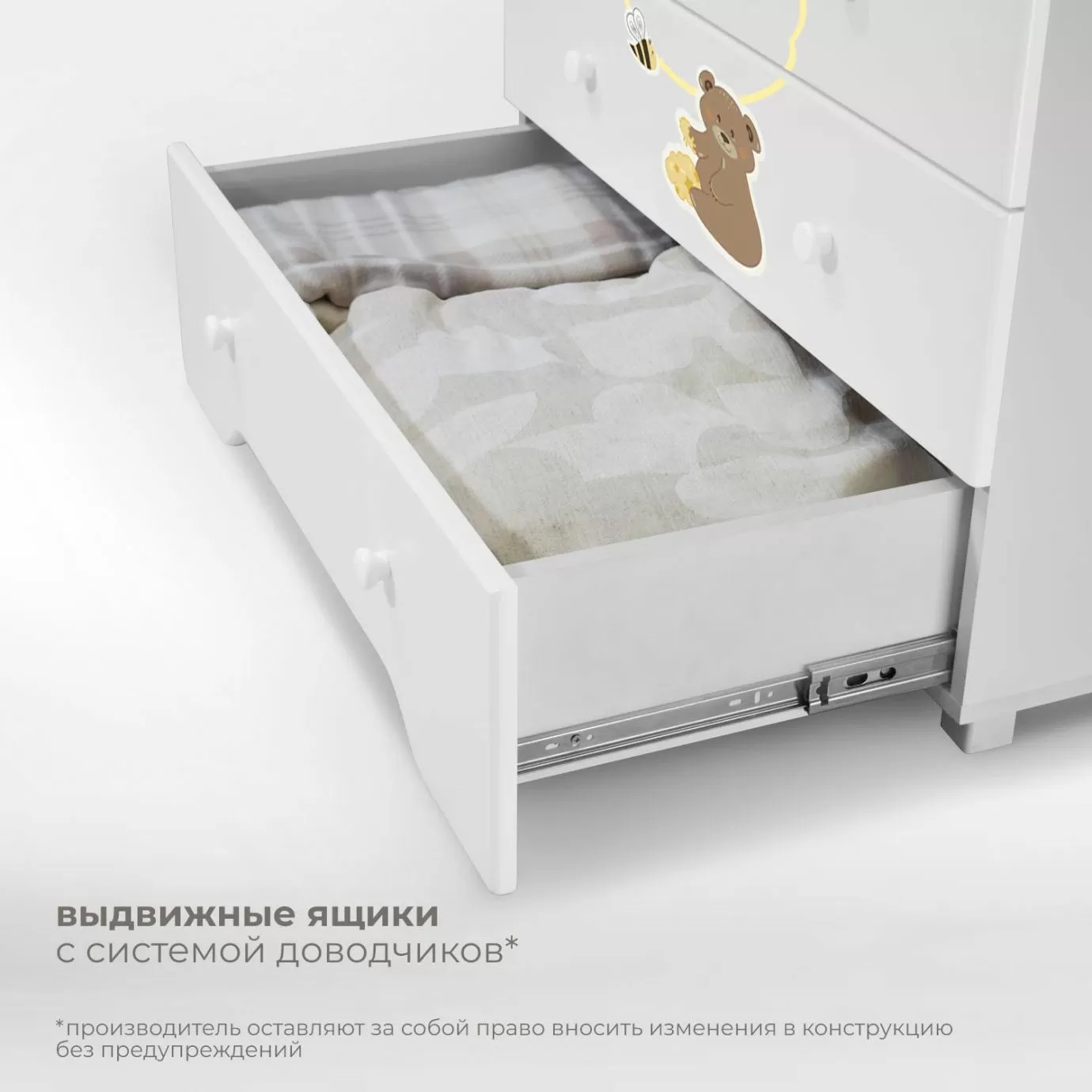 Комод пеленальный NUOVITA STANZIONE HONEY BEAR