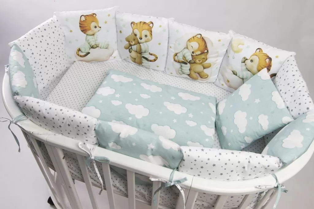 Комплект 17 предметов "тигренок мятный"