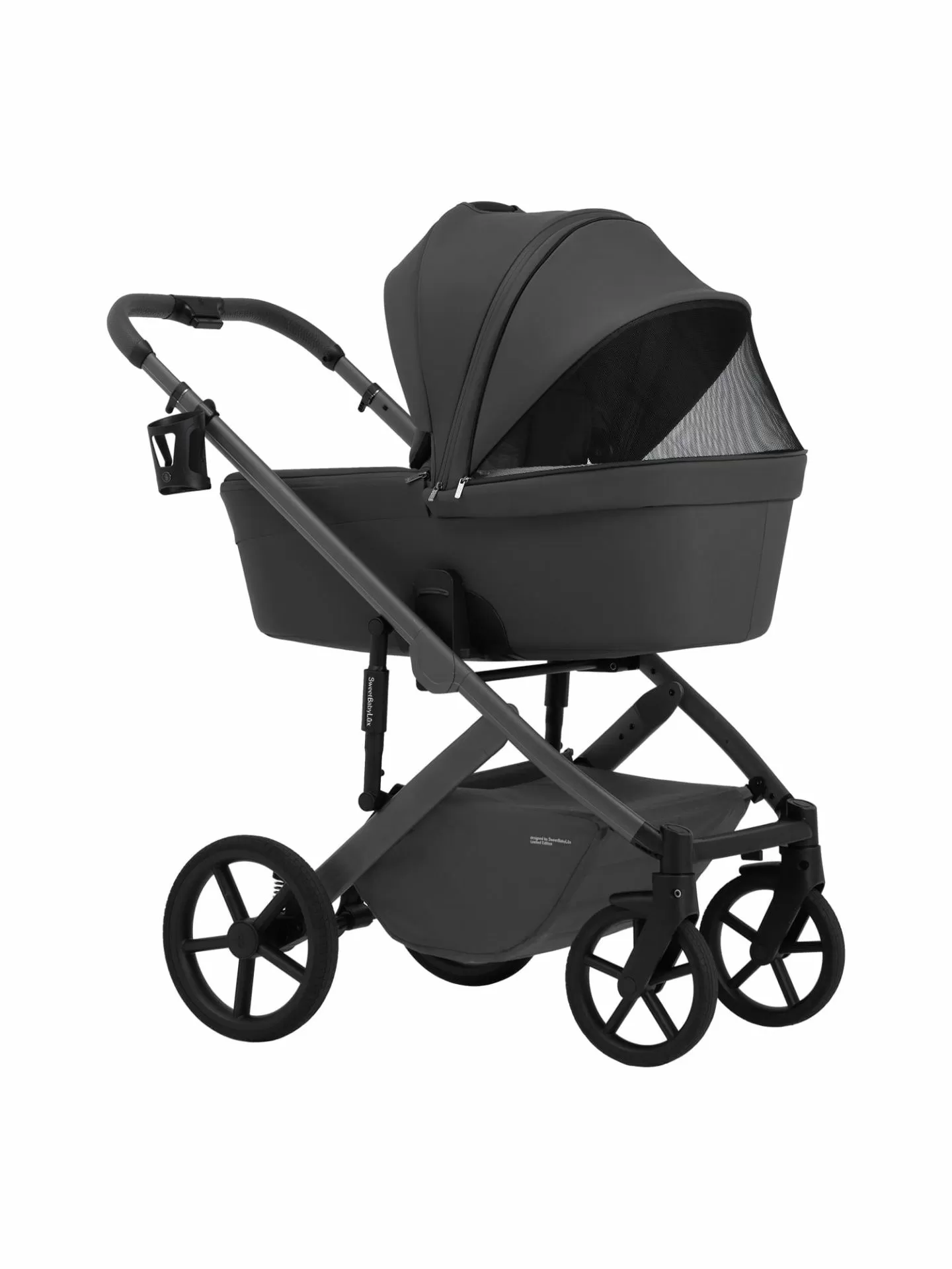 Коляска 2в1 SBL Dolce Dark Grey