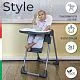 Стульчик для кормления Style Light Gray
