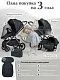 Коляска 3в1 Sweet Baby Verde Blue (Silver Glossy)