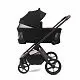 Коляска 2в1 Peppy Soho Black (рама шоколад)