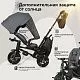 Велосипед трехколесный Qplay S702 NOVA DELUXE Stone Grey (Lux/Black)