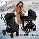Коляска 2в1 Sweet Baby Nuvola Moon Black