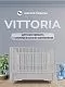 Детская кроватка с маятником и ящиком Vittoria теплый кашемир