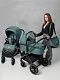 Коляска детская 2 в 1 Amarobaby Motus, бирюзовый