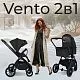 Коляска 2в1 Sweet Baby Vento Black
