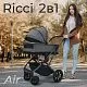 Коляска Sweet Baby Ricci Grey (надувные колеса)