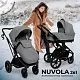Коляска 2в1 Sweet Baby Nuvola Slate Grey