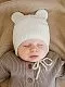 Шапка детская вязаная Pure Love Teddy, демисезонная, молочный