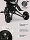 Велосипед трехколесный Qplay S700-16 Sprinter Grey (EVA/Graphite)