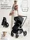 Коляска 3в1 Sweet Baby Verde Blue (Black Glossy)