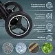 Прогулочная коляска Suburban Compatto Blue (Air)