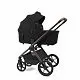 Коляска 2в1 Peppy Soho Black (рама шоколад)